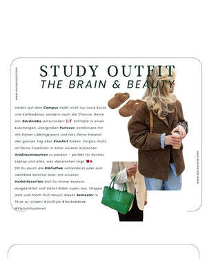 Study Outfit - The Brain & Beauty