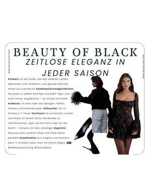 Beauty of Black - Zeitlose Eleganz in jeder Saison