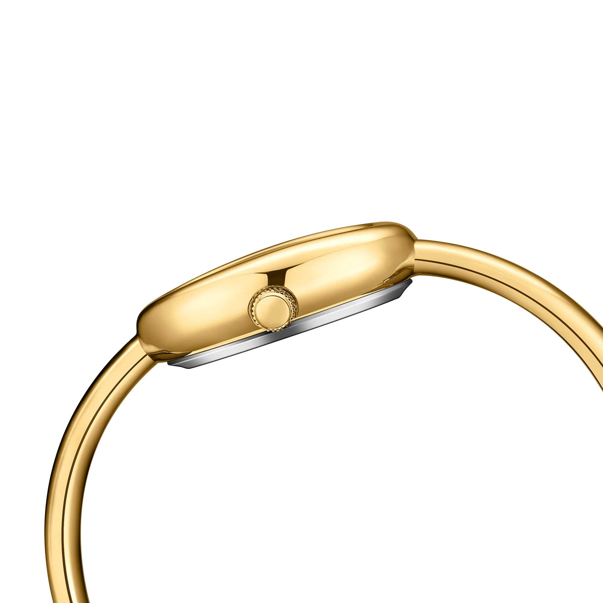 Golden Oval Watch - Vintage Damen Armbanduhr Gold