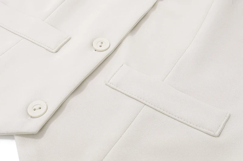 Café Chic - Ärmelloses Top & Minirock Set