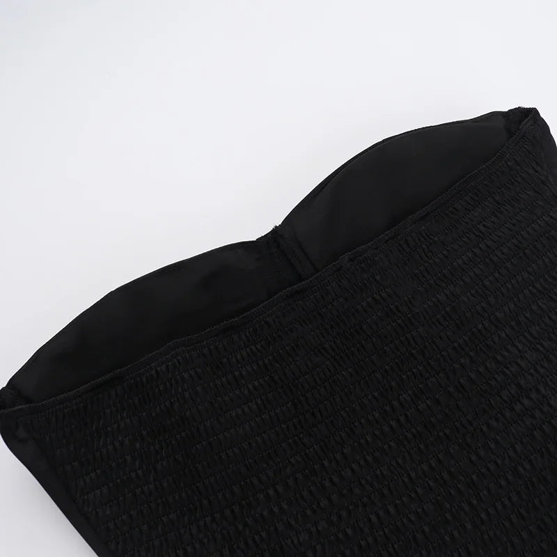 Cloud Dancer Dress - Bodycon Kleid mit Rückenausschnitt & Raffung