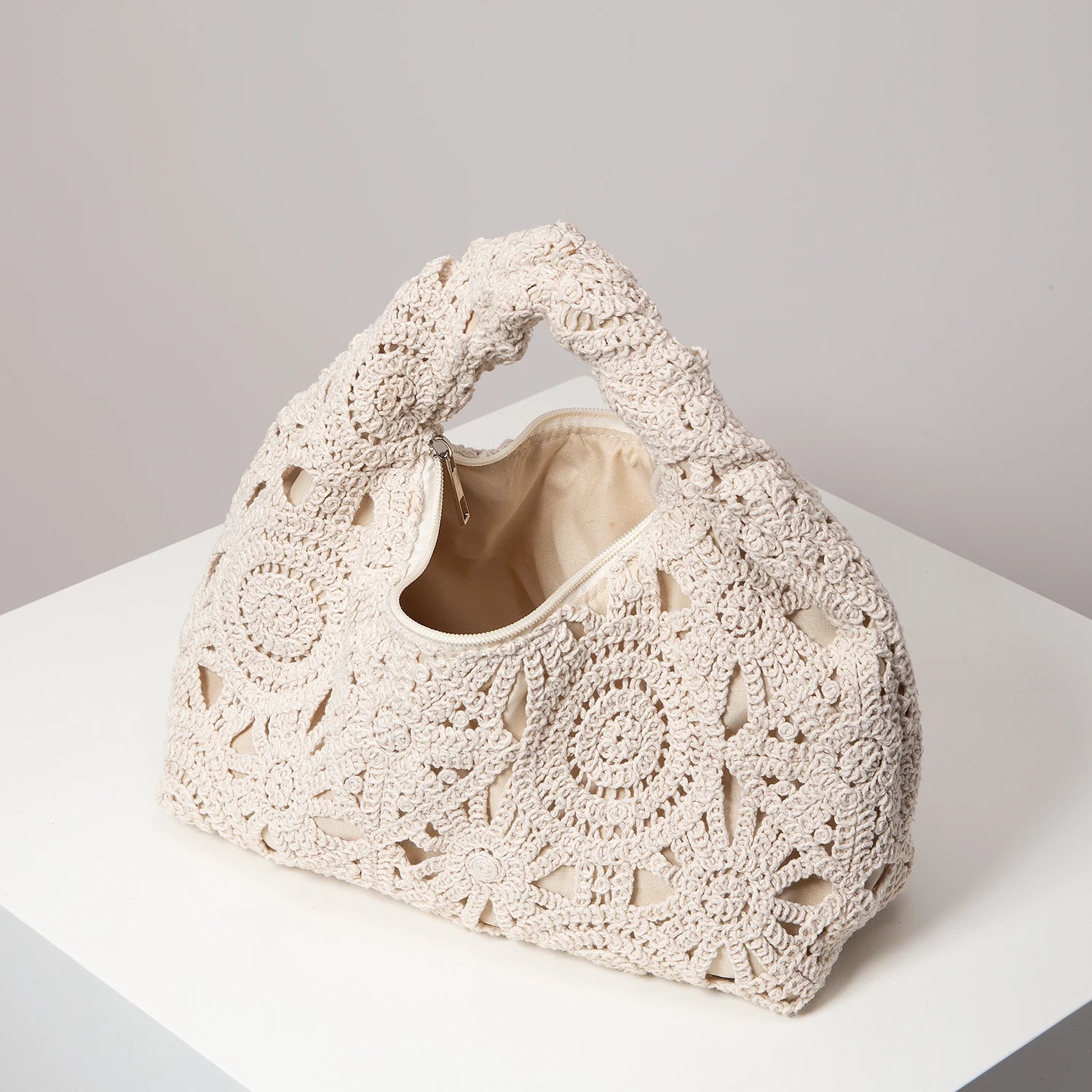 Bohème Évasion – Gehäkelte Boho-Tasche