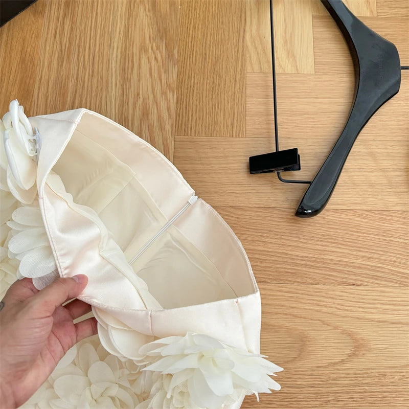 Bloomy Skirt- 3D-Rosen Minirock