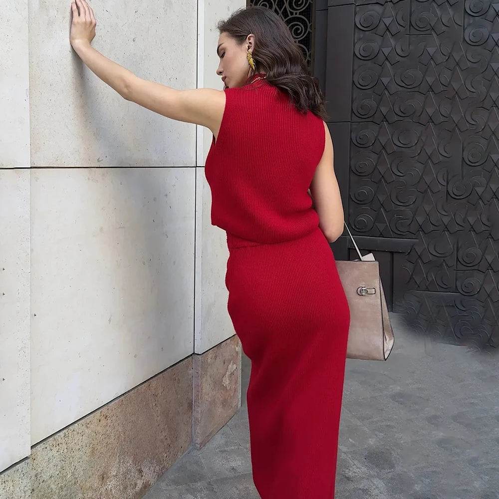 Solara Knit – Zweiteiliges Rib-Set